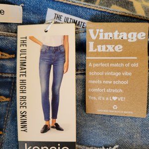 Kensie Ultimate High Rise Skinny Jeans NWT Size 4/27